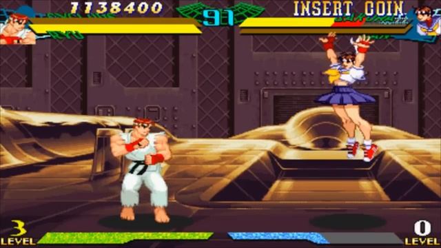 Marvel Super Heroes vs. Street Fighter - Cyclops (Arcade) смотреть онлайн