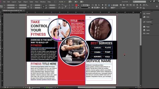 Indesign Tutorial: Creating a Trifold Brochure in Adobe InDesign and MockUp in Adobe Photoshop смотреть онлайн