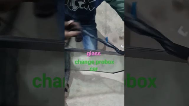 Toyota probox front glass change | car windshield replacement #car смотреть онлайн