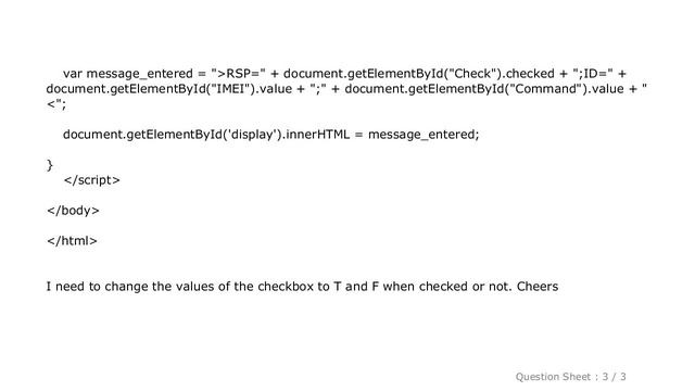 HTML : Linking HTML Checkbox to Javascript смотреть онлайн