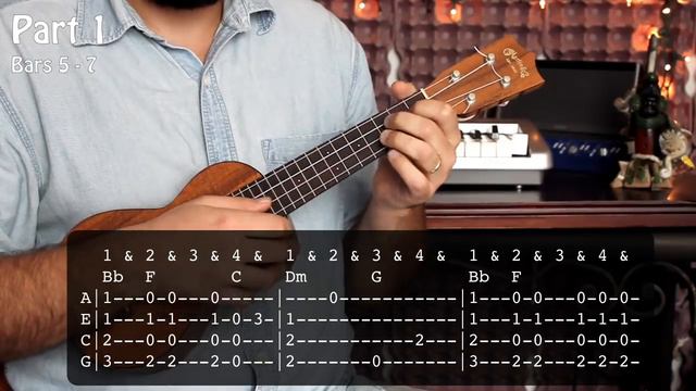 Yesterday - Chord Melody Ukulele Tutorial - The Beatles смотреть онлайн