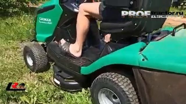 Садовый трактор Caiman Rapido ECO 2WD 97D2C - кошение на дачном участке. смотреть онлайн