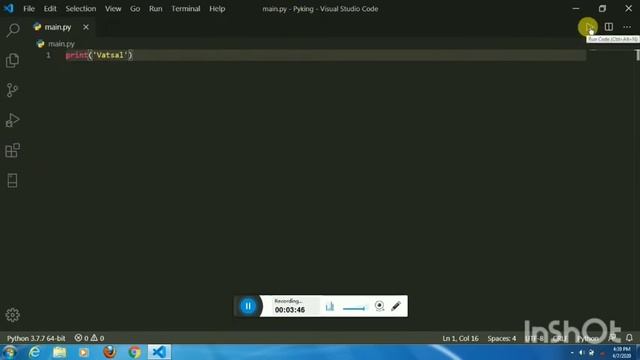 Python in VS code || Python || Pyking Code Pro смотреть онлайн