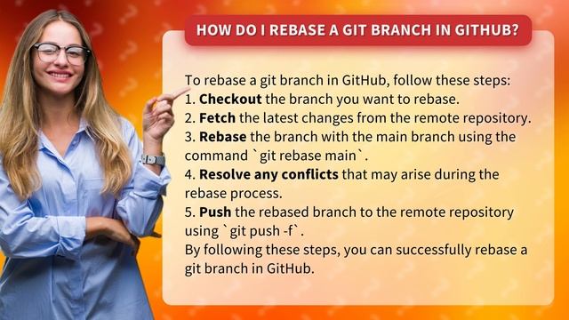 How do I rebase a git branch in GitHub? смотреть онлайн