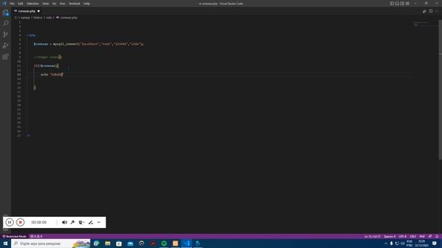 CRIANDO BANCO DE DADOS MYSQL E CRIANDO A CONEXÃO, USANDO O PHP. 2023 смотреть онлайн