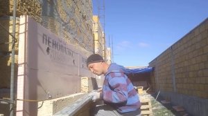 отделка фасада ракушечником