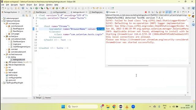 Part 6 || TestNG Suite parallel and Sequential execution || Selenium automation framework смотреть онлайн