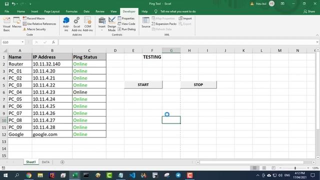 How to send Ping results to Telegram | Excel смотреть онлайн