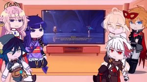 Genshin Impact react to The wanderer // gacha club // Genshin Impact part 2/?? •||kiyoshi Lee||•