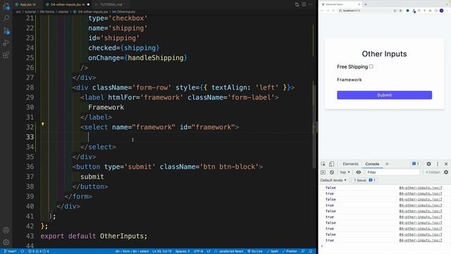 React 18 Tutorial - Select Element смотреть онлайн