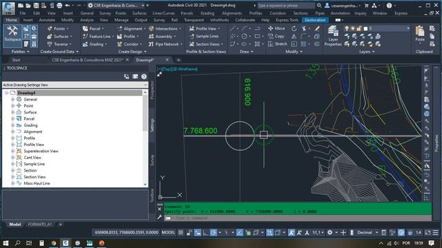 Conversão de coordenadas (SAD 69) para (SIRGAS 2000) TCgeo, referenciando no AutoCAD Civil 3D 2021 смотреть онлайн