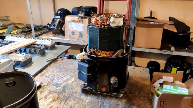 Разборка герметичного холодильного компрессора смотреть онлайн