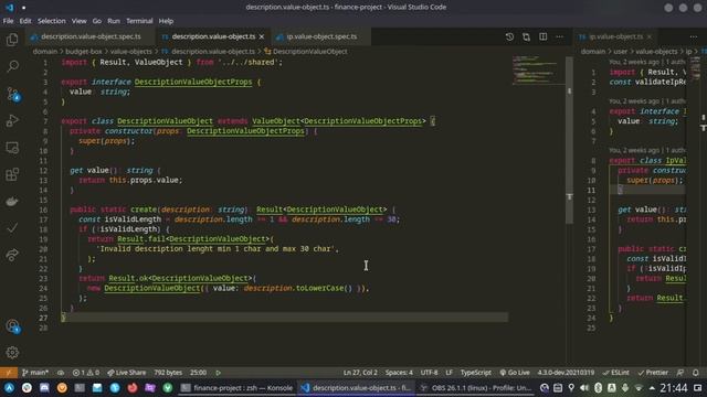 PROGRAMAÇÃO NODEJS DDD E TYPESCRIPT - AULA 20 - DESCRIPTION VALUE OBJECT смотреть онлайн