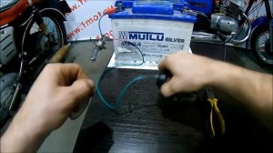 Проверяем якорь Иж 12В лампочкой