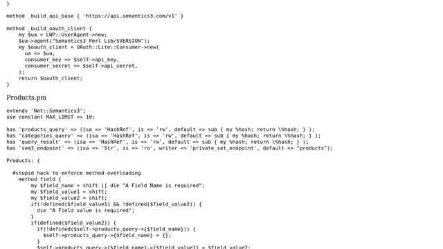 Code Review: Perl wrapper library (written using Moose) for a REST API смотреть онлайн