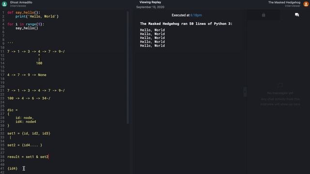 Intersection of Two Linked Lists (Python Interview) смотреть онлайн