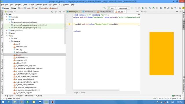 How to make a round button? Android Studio смотреть онлайн