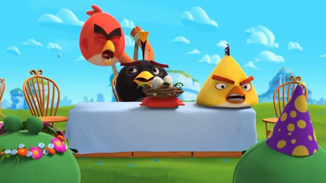 Angry Birds | Slingshot Stories | Ep. 3 | Cake party | Traducido al Español | Traducciones d Otro V смотреть онлайн