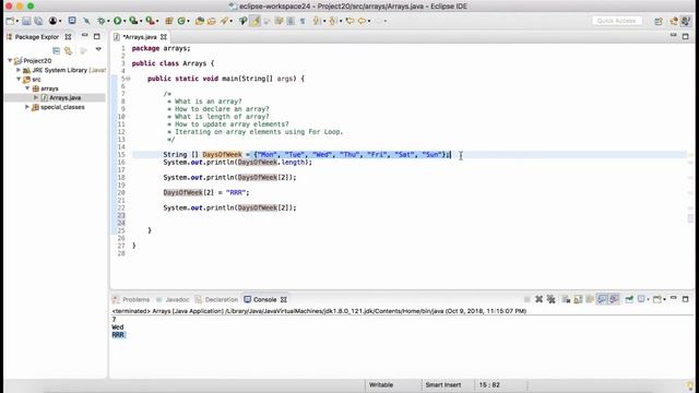 Session 1: Concept of Arrays in Java | Programming with Arrays, Lists, Sets and Maps Series смотреть онлайн