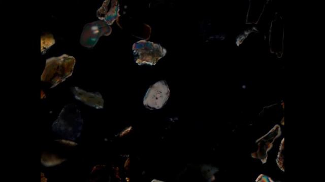 Zircon - heavy mineral strewn slide смотреть онлайн