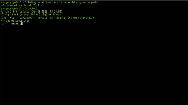 Learn Python - Tutorial 1/10 - Hello World смотреть онлайн