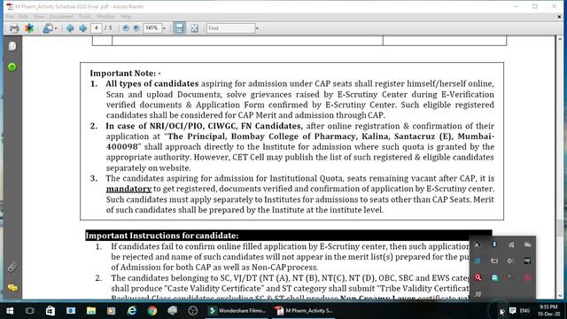M.pharma Admission process 2020 смотреть онлайн