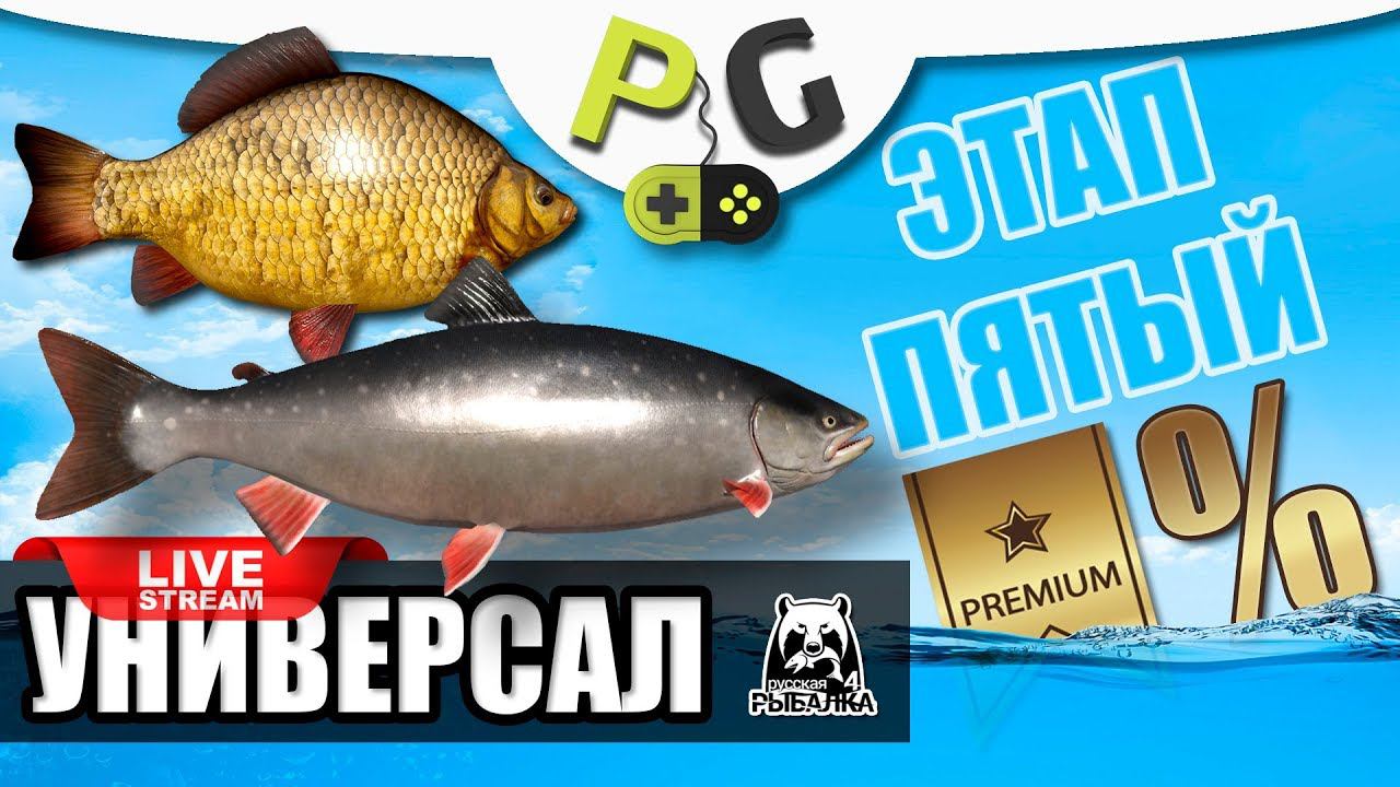 Русская Рыбалка 4 - Стрим Прокачка УНИВЕРСАЛА для пятого этапа, Часть #5 Качаем % дальше смотреть онлайн