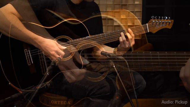 Performer Series Full Size Guitar by Ortega Guitars - Solid Spruce Top - RCE238SN-BKT смотреть онлайн