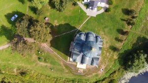 Храм Покрова на Нерли с высоты