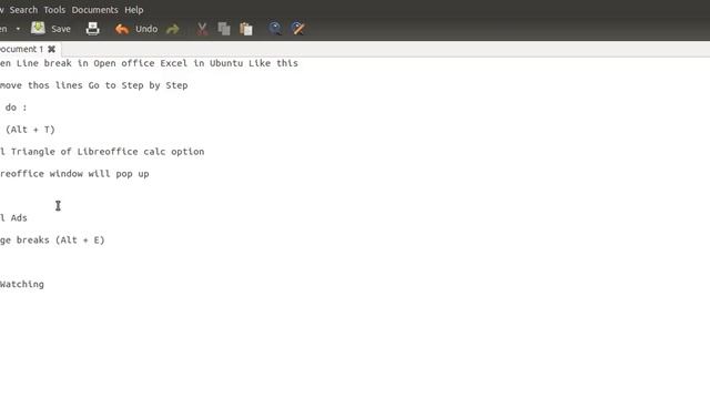 How to remove annoying lines in Ubuntu Openoffice Excel sheet смотреть онлайн