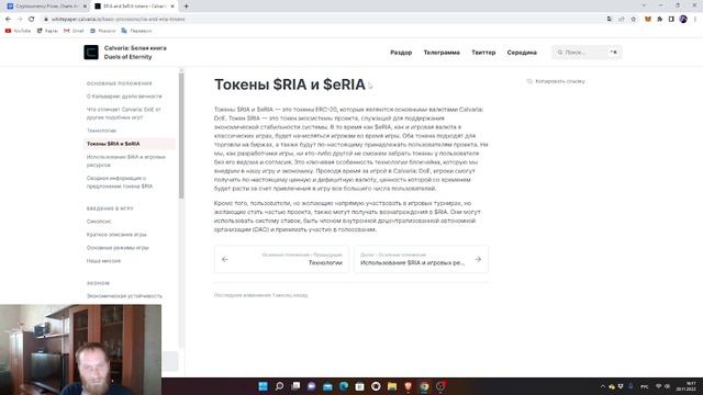 CALVARIA Карточная P2E игра TOKEN $RIA , $ERIA Обзор . смотреть онлайн