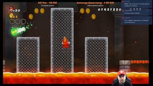 Прохождение New Super Mario Bros. Wii (DenisMajor), 2/3 смотреть онлайн