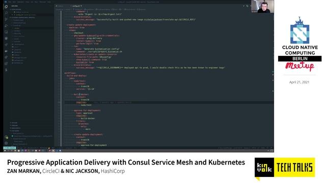 Progressive Application Delivery with Consul Service Mesh and Kubernetes - Zan Markan & Nic Jackson смотреть онлайн