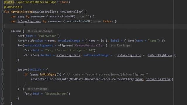 Navigation with Arguments - Jetpack Compose смотреть онлайн