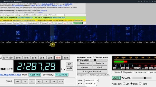 CQ WW 2023 SSB Слушаем через американский websdr приемник смотреть онлайн