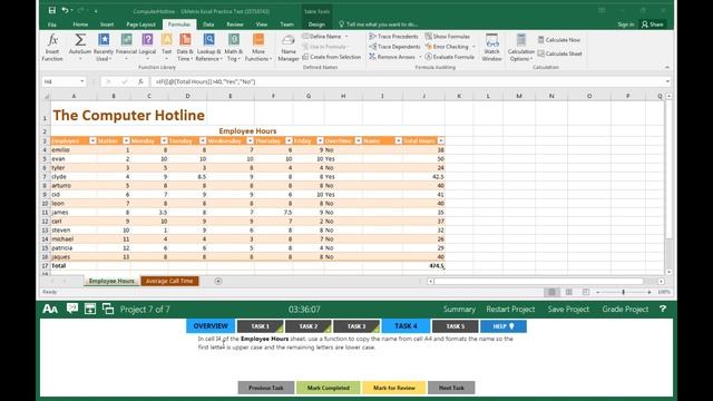 Excel 2016 Exam 2 - Project 7 смотреть онлайн