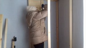 Дача для удачи .ШКАФ ИЗ БРУСА ЖЕНСКИМИ РУКАМИ.  1 ЧАСТЬ.