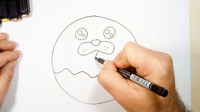 How To Draw A Cute Donut Dog | Drawing coloring смотреть онлайн