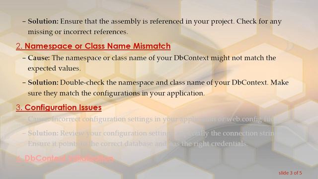 Troubleshooting: Could not get the reflection type for DbContext in C# смотреть онлайн