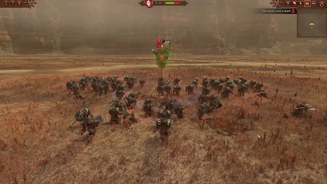 Deathshrieker Rocket Launcher VS Black Orcs. Total War Warhammer 3 смотреть онлайн