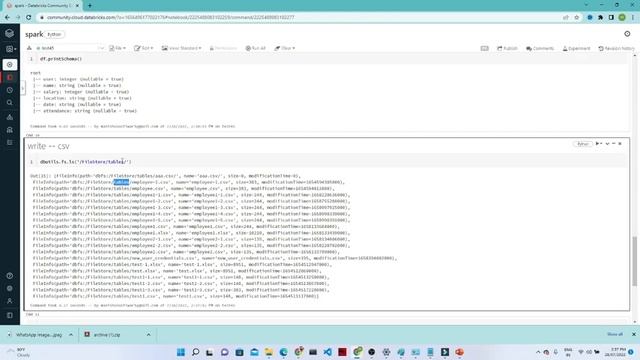 Pyspark Tutorial | How to write file in dataframe by using CSV смотреть онлайн