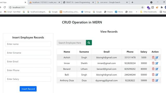 CRUD Operation in MERN | CRUD Operation in Nodejs with ReactJS | REST API in Nodejs смотреть онлайн