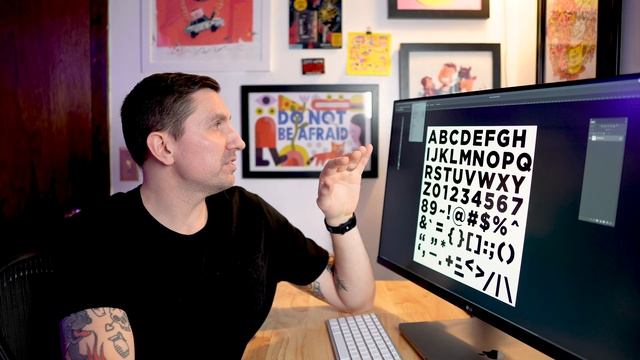 How To Make a Hand Drawn Font to Use in Your Illustrations смотреть онлайн