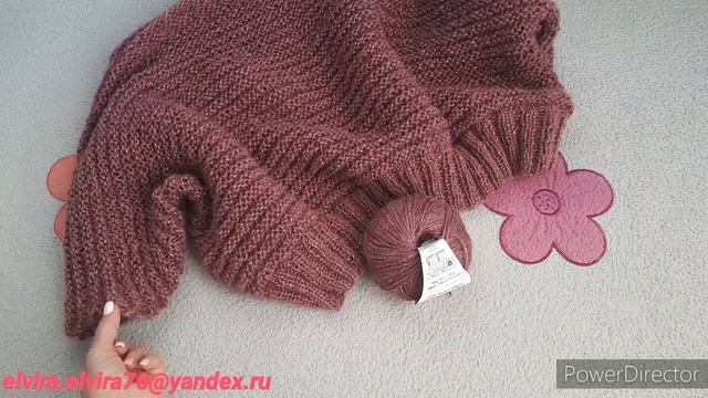 ДЖЕМПЕР МАНХЭТТЕН ИЗ ПРЯЖИ YRNART/НОВЫЙ МАСТЕР КЛАСС/ОБЗОР/ВЯЗАНИЕ СПИЦАМИ смотреть онлайн