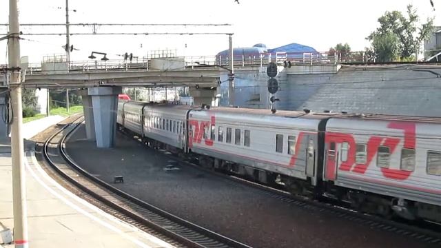 ЭП2К-013 с поездом №067Ы Абакан - Москва смотреть онлайн