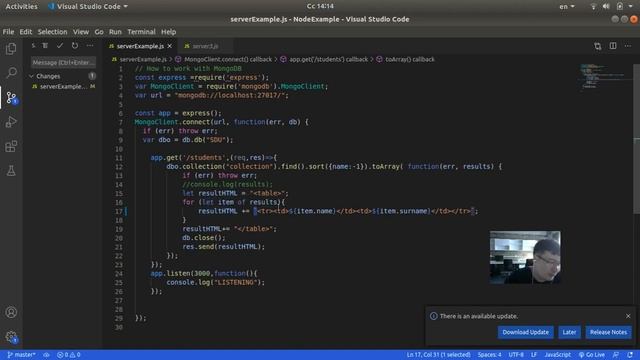 Week 9-10. Part 2. Working with MongoDB. Templates Handlebars смотреть онлайн