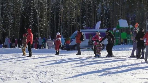 Миловка.Горнолыжный комплекс в Ивановской области.Milovka.Ski resort in the Ivanovo region.