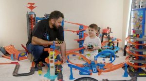 Hot Wheels Monster Track Dino и моя первая трасса для машин Monster Truck