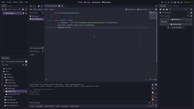 Dialogue balloons with portraits in Godot 4 смотреть онлайн